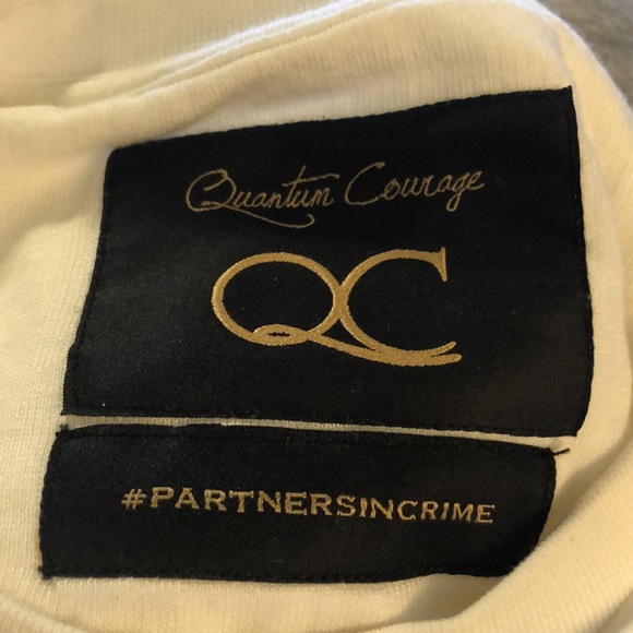 Quantum Courage Partners In Crime Lightweight Sweatshirt Polar Bears & Sequins - Picture 11 of 11